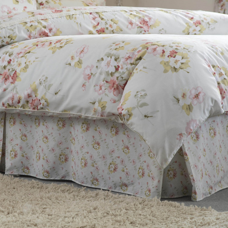 Lily Manor Delvecchio 150 Thread Count Ruffled Bed Valance Wayfair.co.uk
